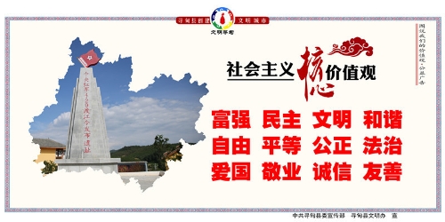 宣传栏——社会主义核心价值观2-1 2.4X1.2