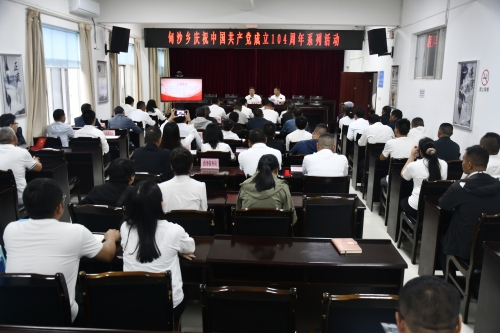 甸沙乡庆祝中国共产党成立104周年系列活动