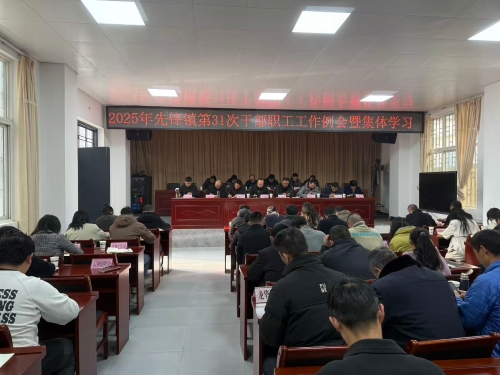 2025年先锋镇第31次干部职工工作例会暨集体学习（2025.12.8）