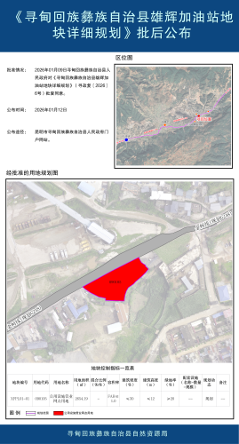 寻甸回族彝族自治县雄辉加油站地块详细规划-批后公布_01 寻甸回族彝族自治县雄辉加油站地块详细规划-批后公布_01