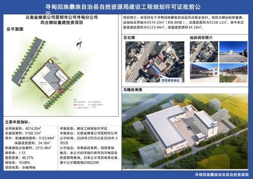 B034 烟草寻甸分公司凤合烟站项目工程规划许可证批前公示_01