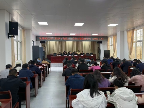 先锋镇召开2026年第9次干部职工工作例会暨集体学习